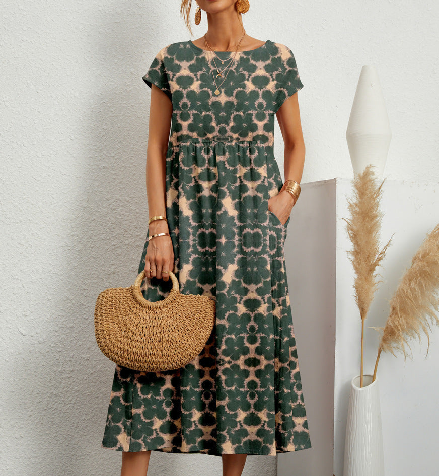 Floral Dress – Flowing Silhouette – Elegant Day-to-Night Style 0