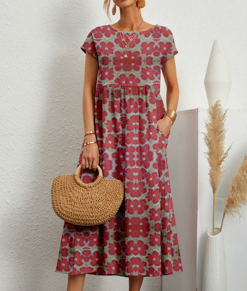Floral Dress – Flowing Silhouette – Elegant Day-to-Night Style 1