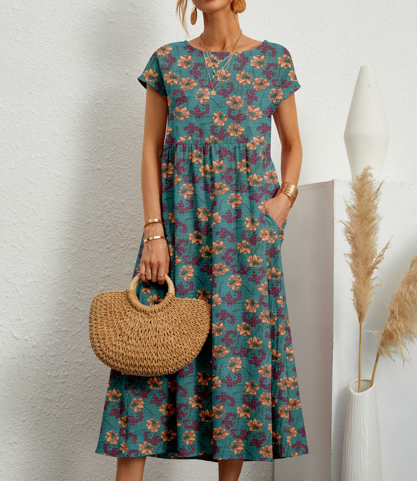 Floral Dress – Flowing Silhouette – Elegant Day-to-Night Style 2