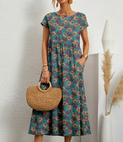 Floral Dress – Flowing Silhouette – Elegant Day-to-Night Style 2