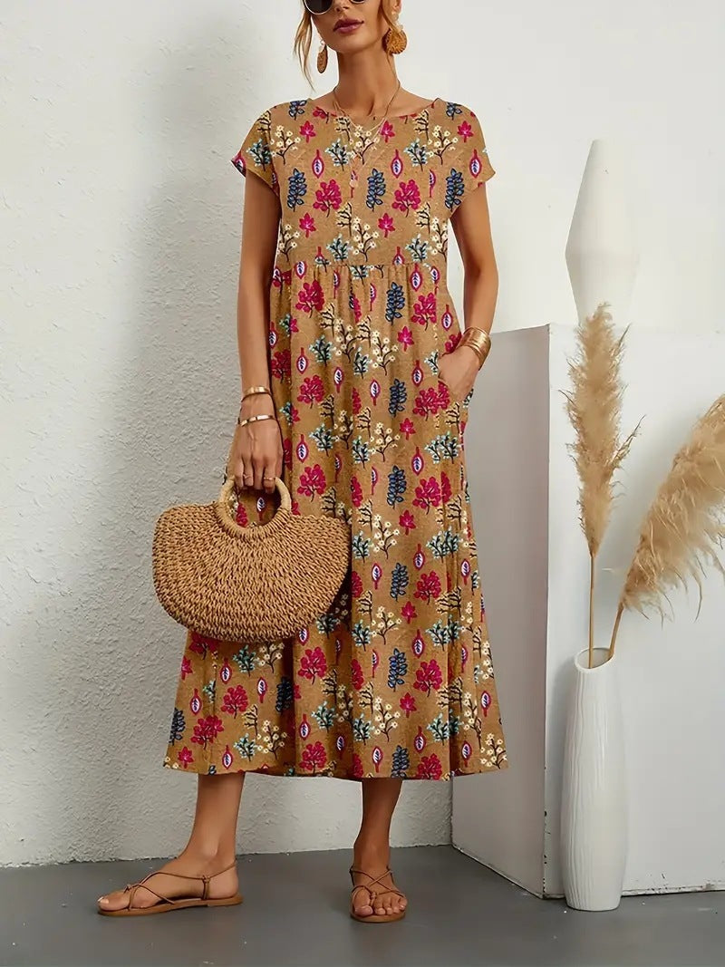 Floral Dress – Flowing Silhouette – Elegant Day-to-Night Style 3