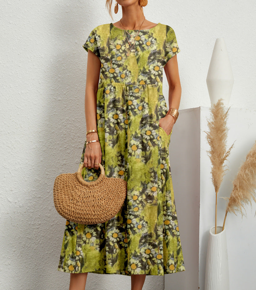 Floral Dress – Flowing Silhouette – Elegant Day-to-Night Style 4