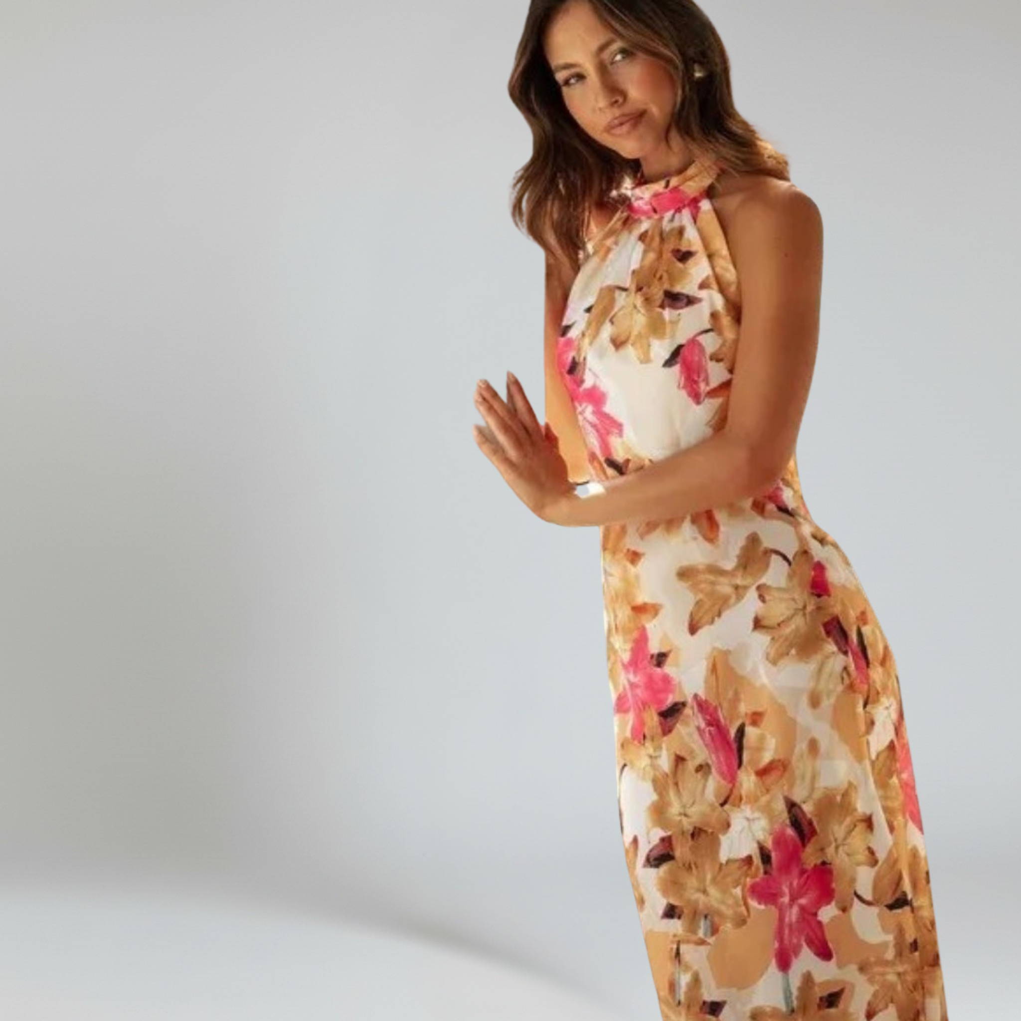 Floral Maxi Dress – Effortless Elegance for Summer Outings - 9