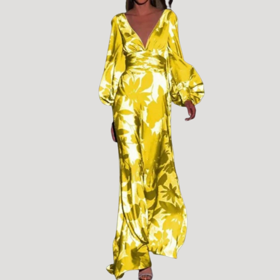 Floral Maxi Dress – Lightweight Fabric – Perfect for Summer Events 1