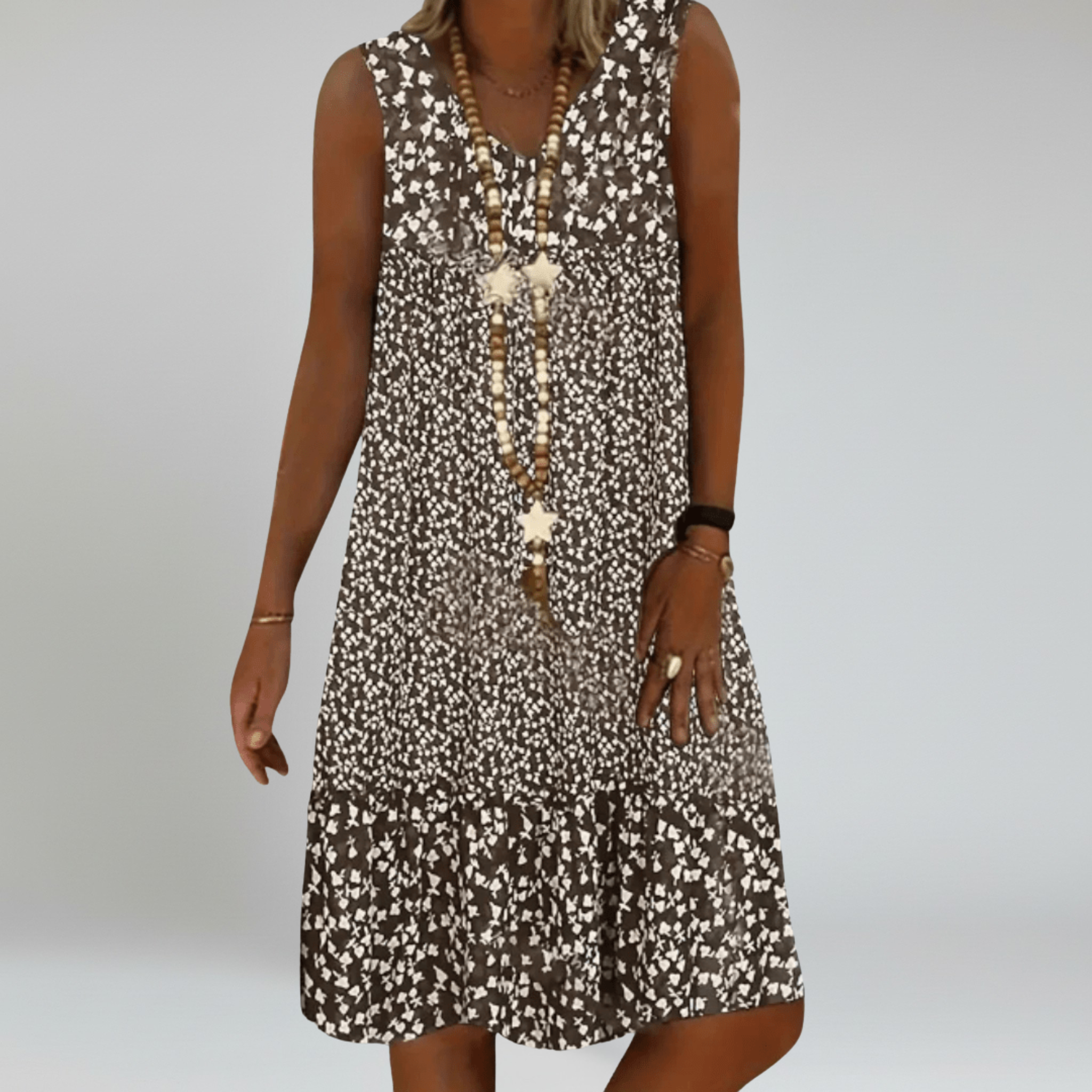 Floral Sleeveless Dress – Breezy Comfort for Summer Outings