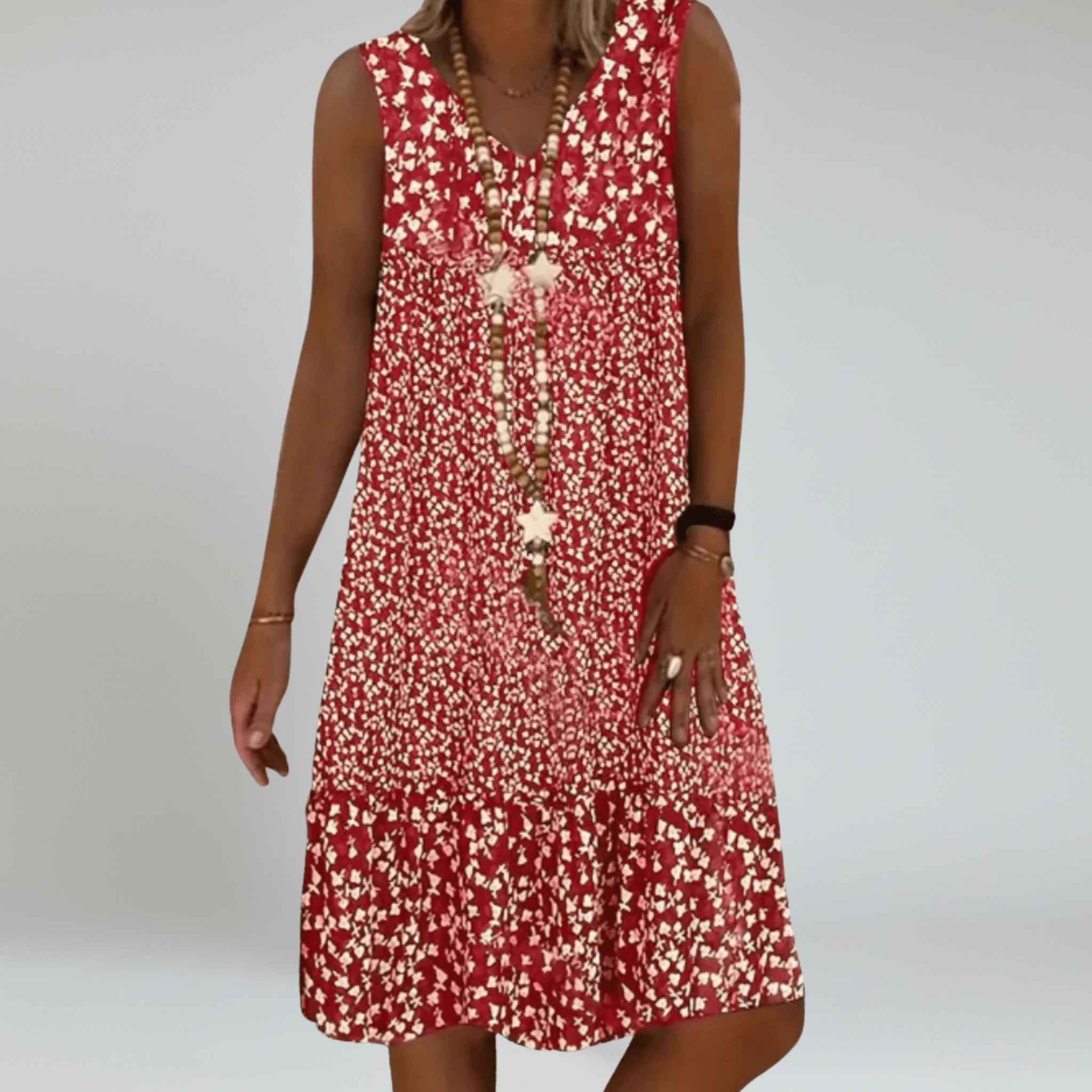 Floral Sleeveless Dress – Breezy Comfort for Summer Outings
