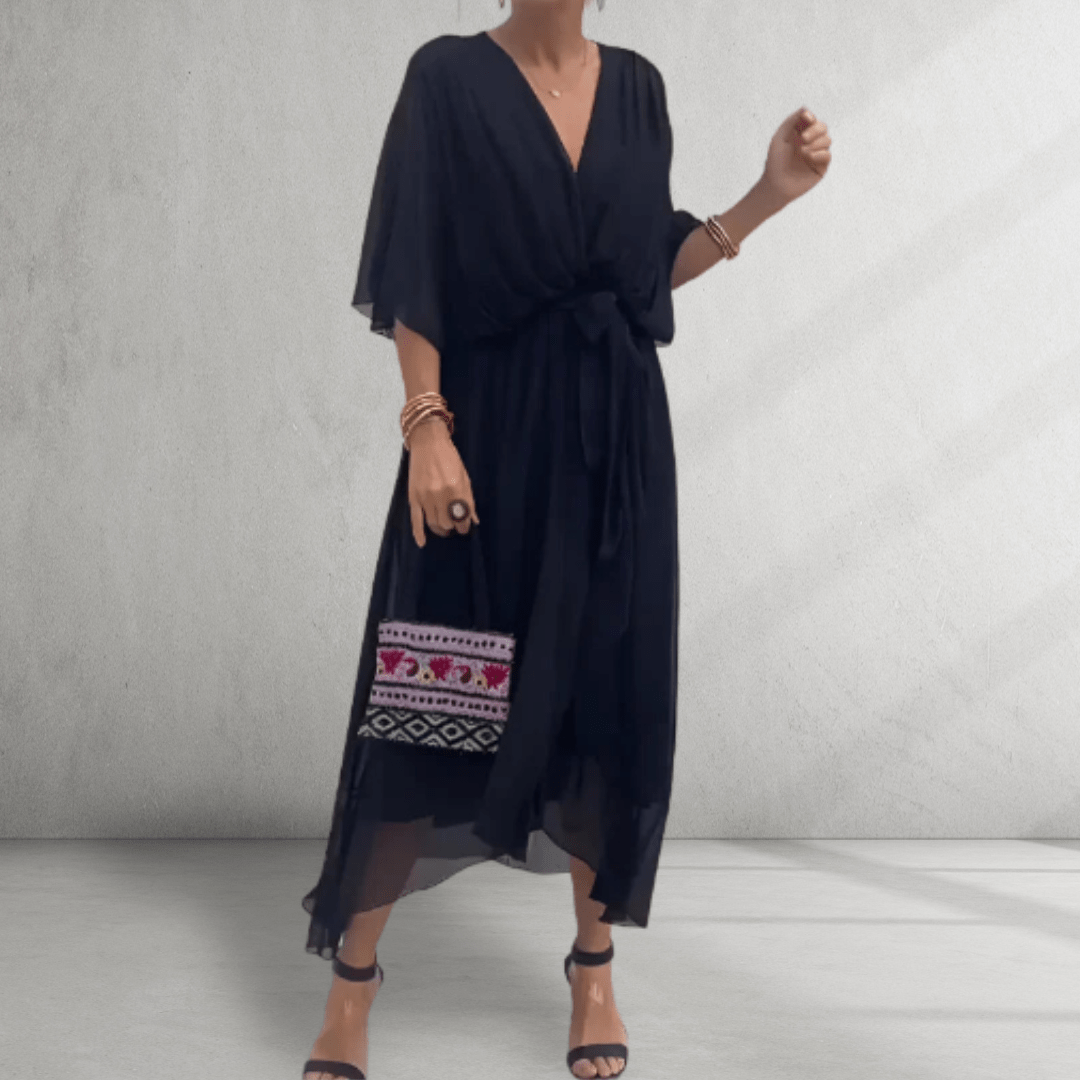 Flowing Wrap Dress