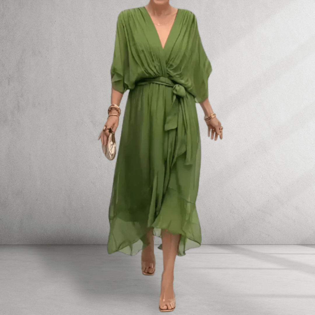 Flowing Wrap Dress