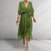 Flowing Wrap Dress
