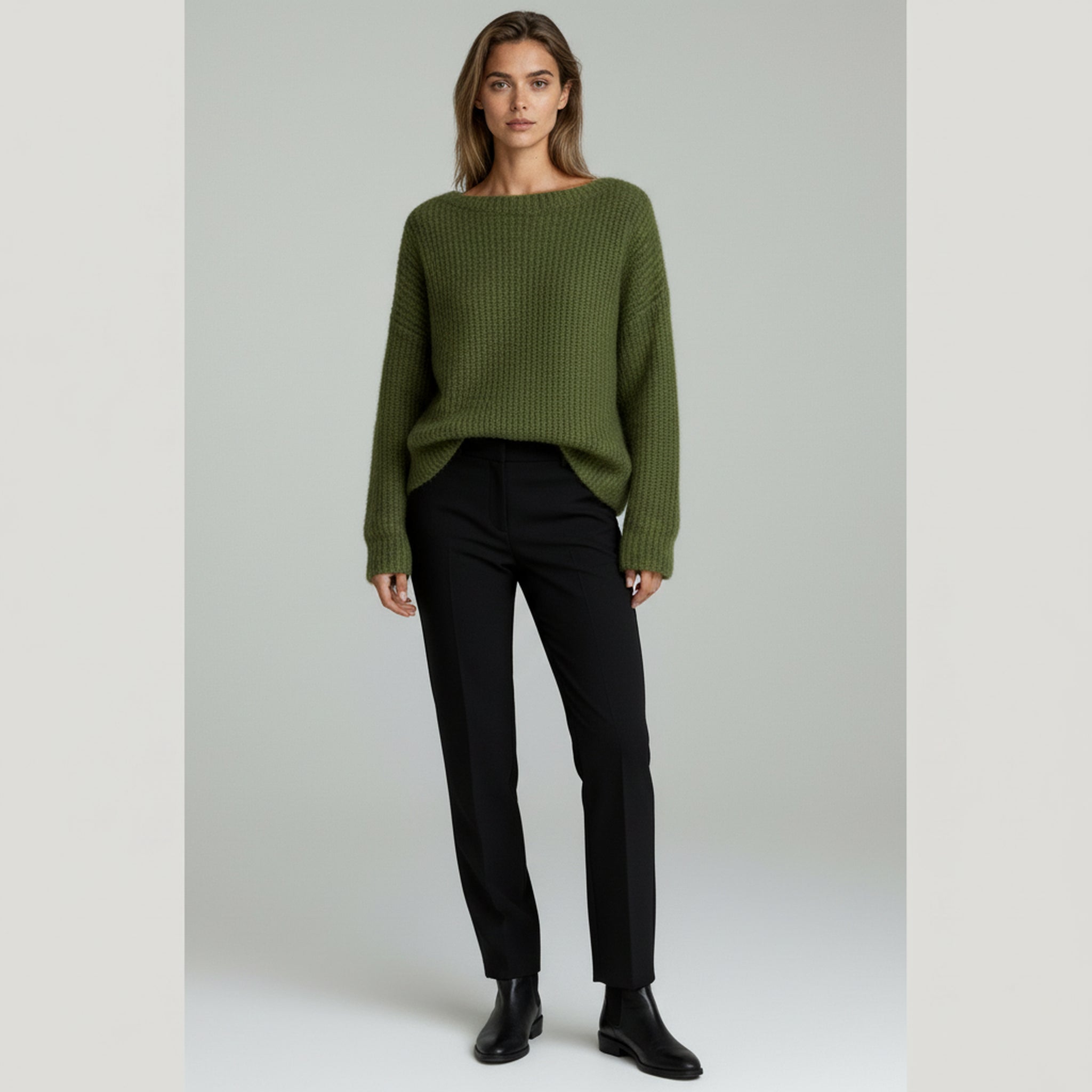 Sweater – Cozy Fuzzy Knit for Warmth on Winter Days - 1
