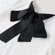 Glitter bow detail Dress