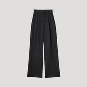 High-waist wide-leg trousers