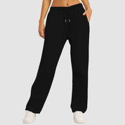High-Waisted Joggers – Fleece Lined – Casual Workout Style 0