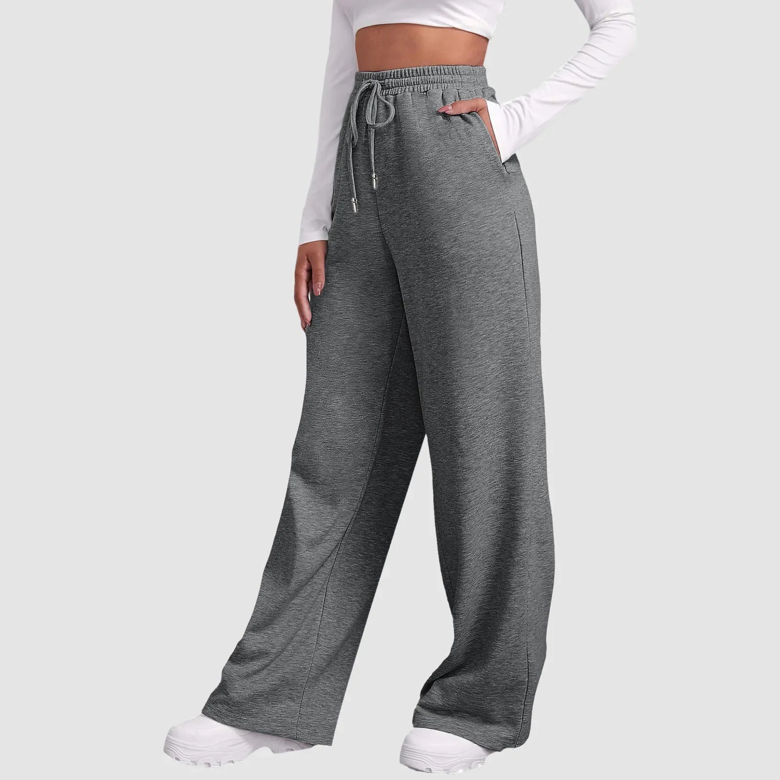 High-Waisted Joggers – Fleece Lined – Casual Workout Style 3