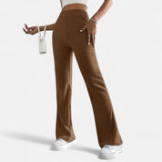 High Waist Pants – Flared Leg – Sophisticated Workwear Style 10