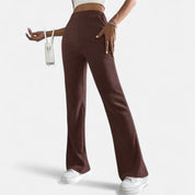 High Waist Pants – Flared Leg – Sophisticated Workwear Style 9