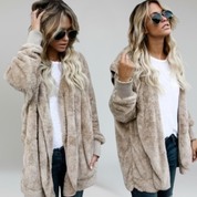 Hooded Cardigan – Plush Warmth