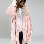 Hooded Cardigan – Plush Warmth for Cozy Autumn and Winter Days