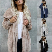 Hooded Cardigan – Plush Warmth for Cozy Autumn and Winter Days 1