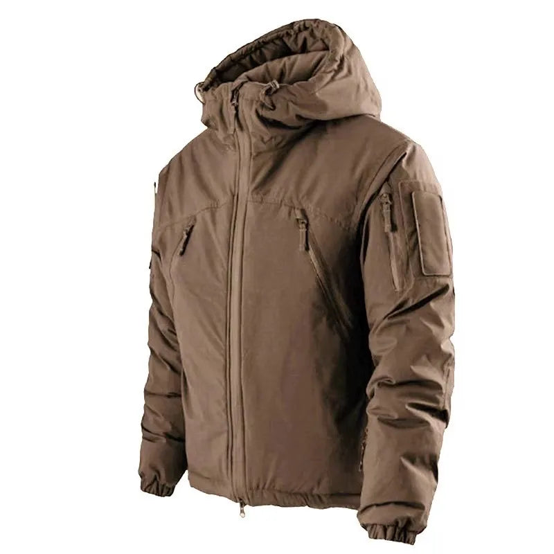 Hooded Jacket – Thick Cotton Padding – Casual Winter Style 2