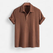 Jacquard Polo Shirt – Breathable Fabric – Smart Casual Style 0