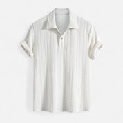 Jacquard Polo Shirt – Breathable Fabric – Smart Casual Style 2