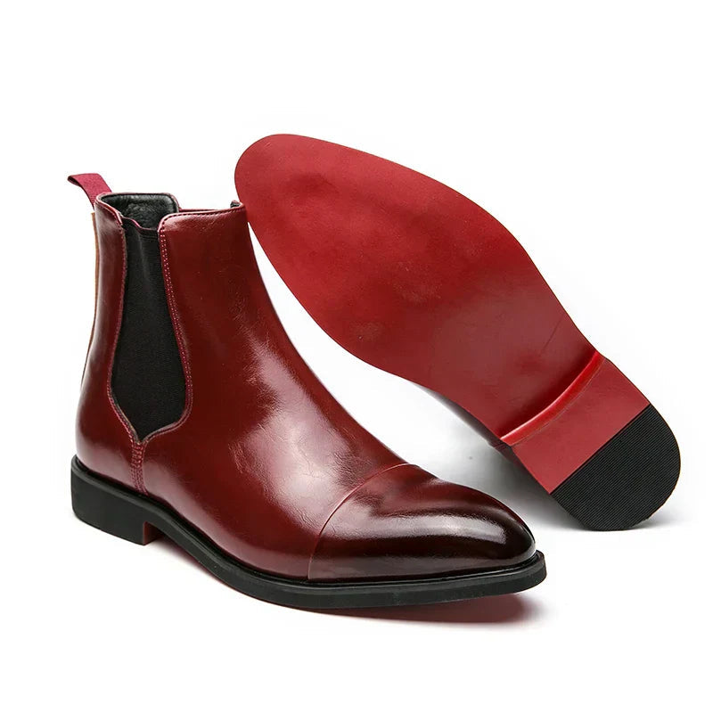 Joaquin | Men's Chelsea Pull-On Dress Boots 1