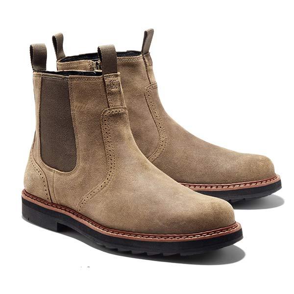 Joey | Men's Chelsea Pull On Ankle Boots 0