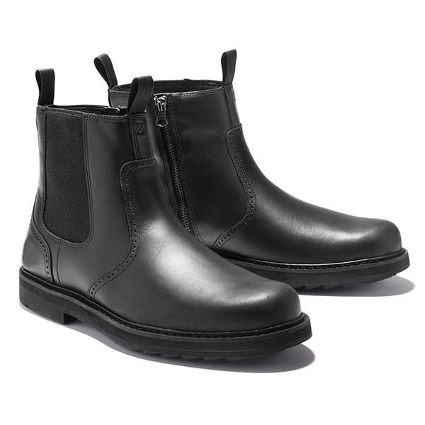 Joey | Men's Chelsea Pull On Ankle Boots 2