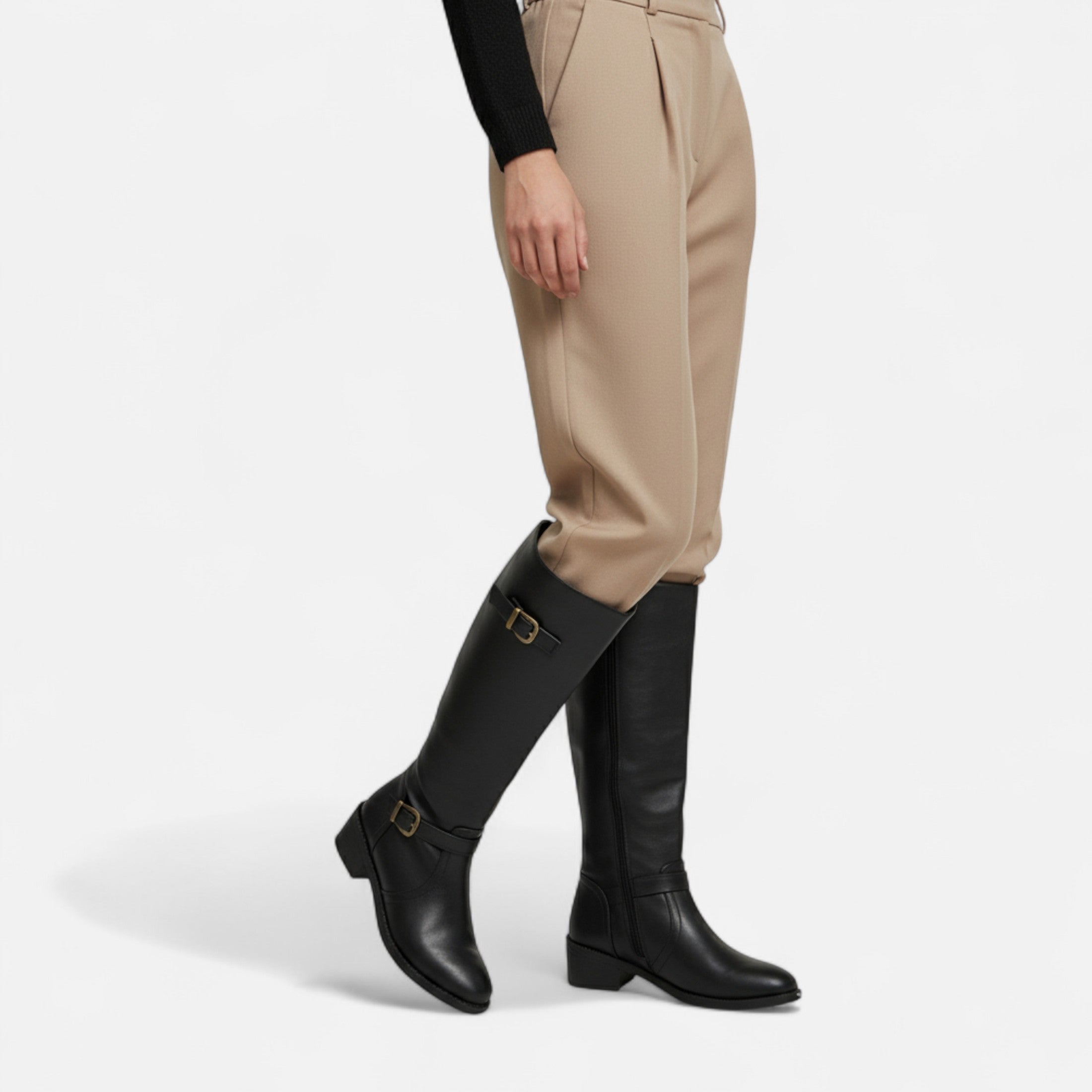 Knee High Boots – Pointed Toe – Elegant Day to Night Style 1