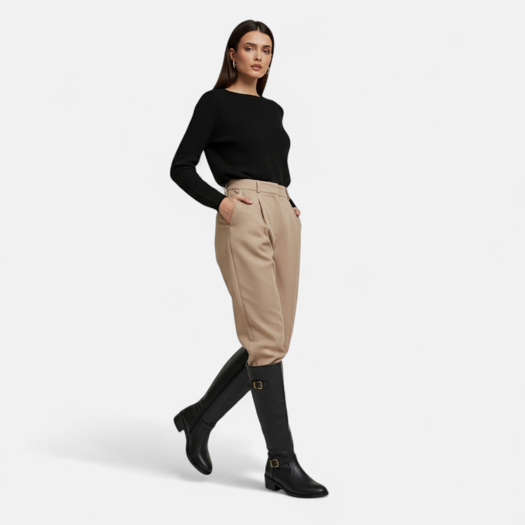 Knee High Boots – Pointed Toe – Elegant Day to Night Style 2