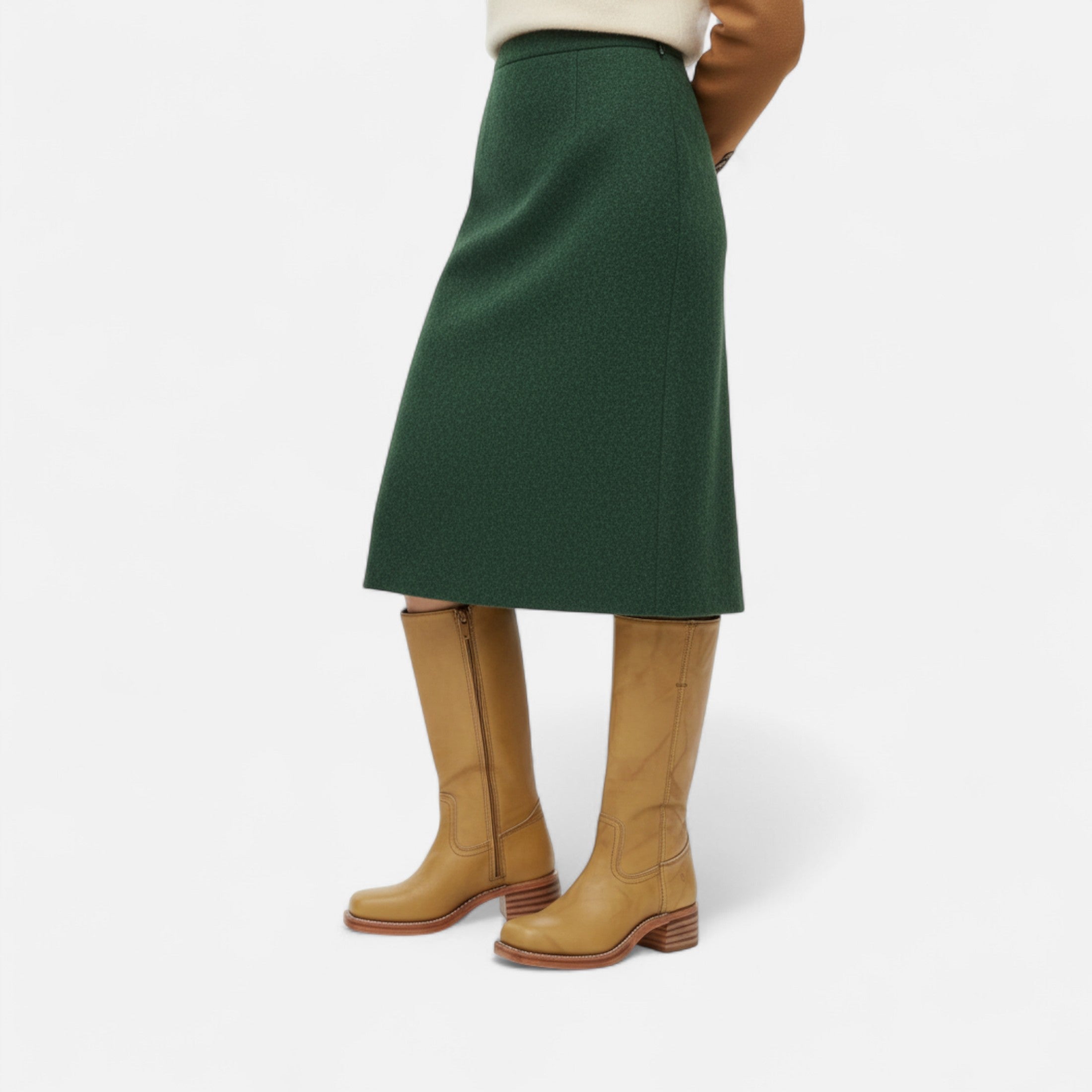 Knee High Cowboy Boots – Chunky Heel – Western Chic Style 8