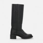 Knee High Cowboy Boots – Chunky Heel – Western Chic Style 9