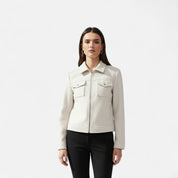 Lapel Neck Jacket – Lightweight Design – Chic Winter Essential 1