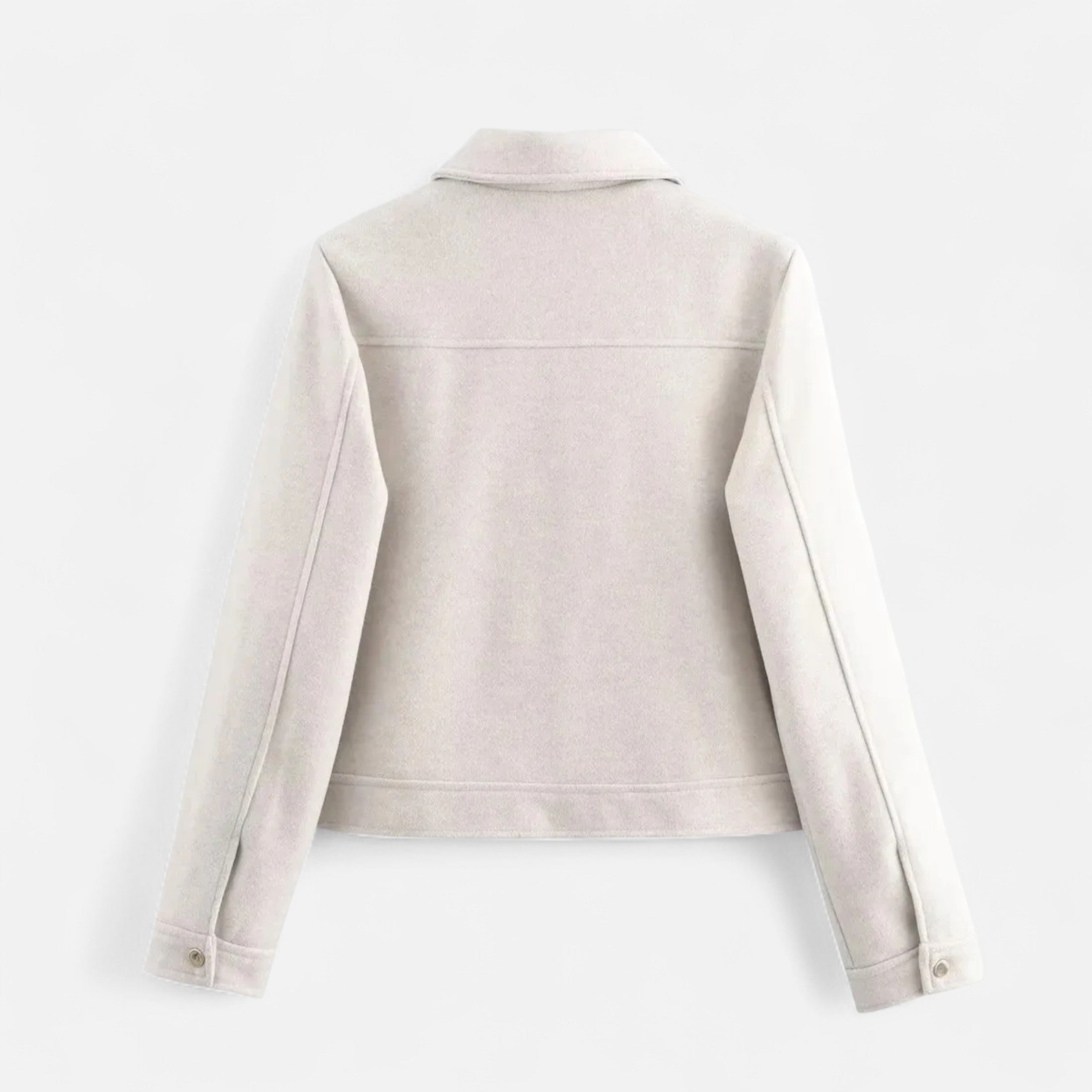 Lapel Neck Jacket – Lightweight Design – Chic Winter Essential 3