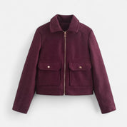 Lapel Neck Jacket – Lightweight Design – Chic Winter Essential 4