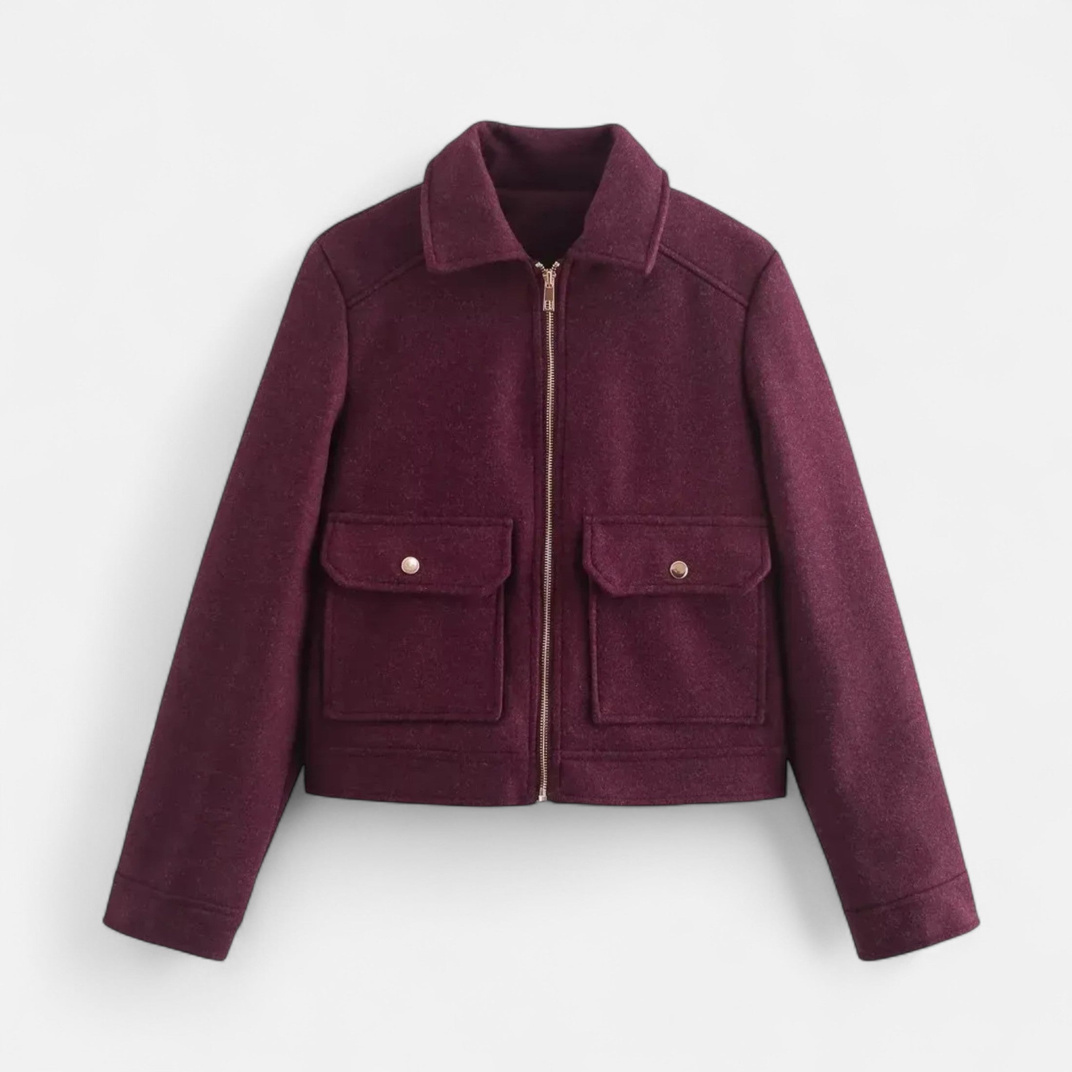 Lapel Neck Jacket – Lightweight Design – Chic Winter Essential 4