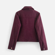 Lapel Neck Jacket – Lightweight Design – Chic Winter Essential 8