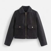 Lapel Neck Jacket – Lightweight Design – Chic Winter Essential 9