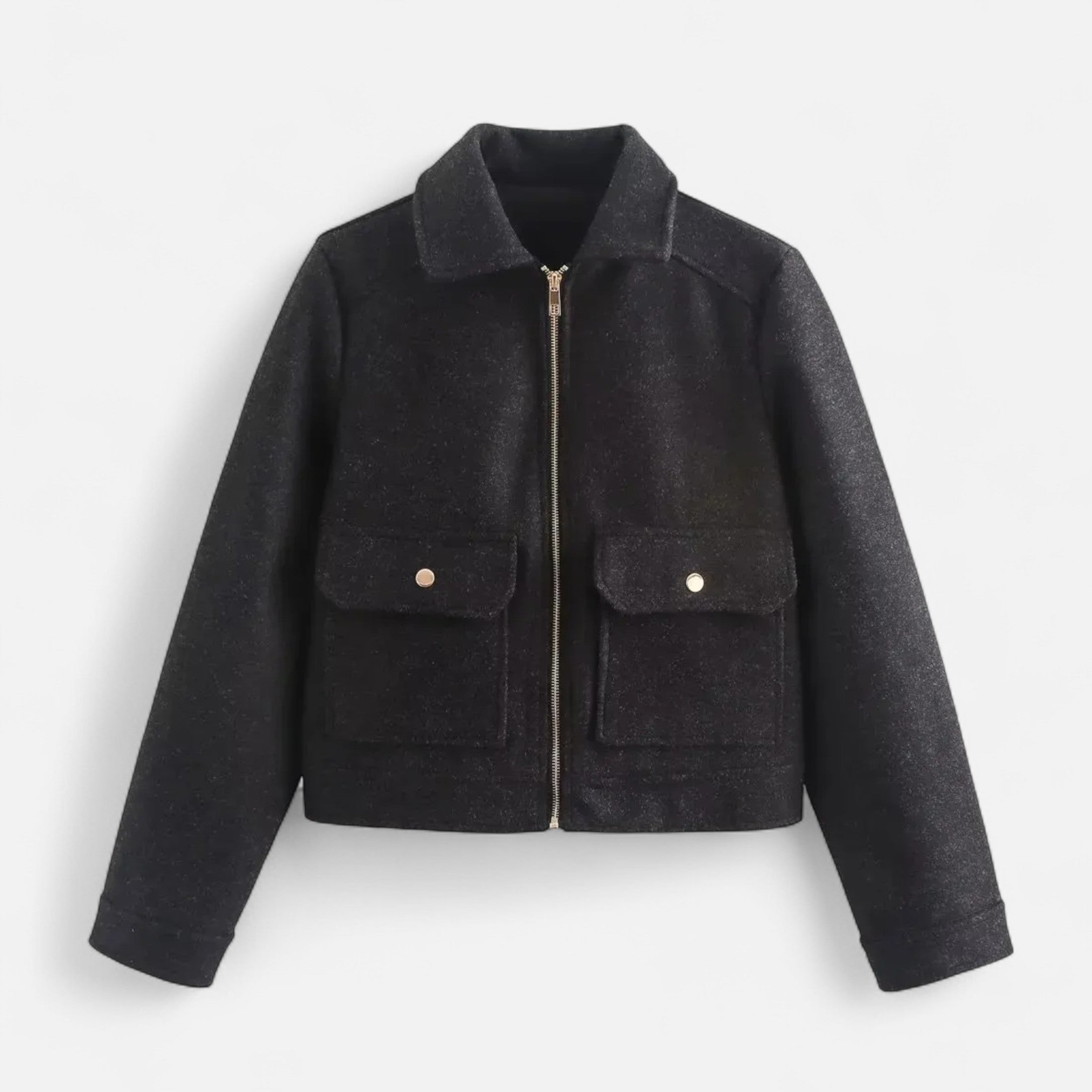 Lapel Neck Jacket – Lightweight Design – Chic Winter Essential 9