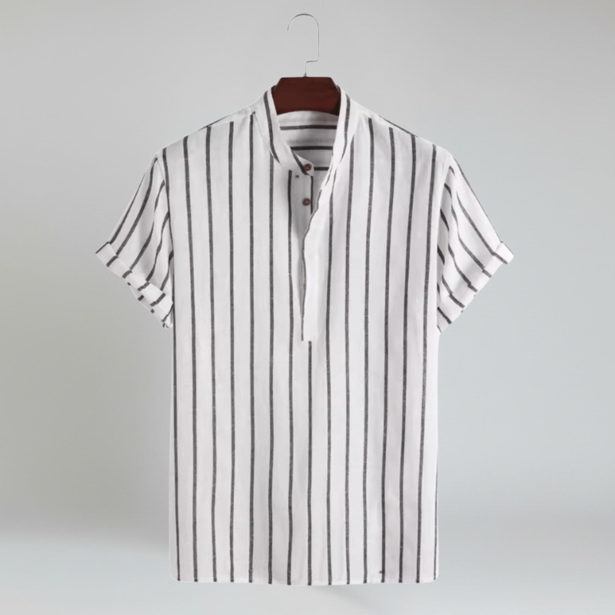 Breathable Striped Shirt – Effortless Style for Summer Days - 5