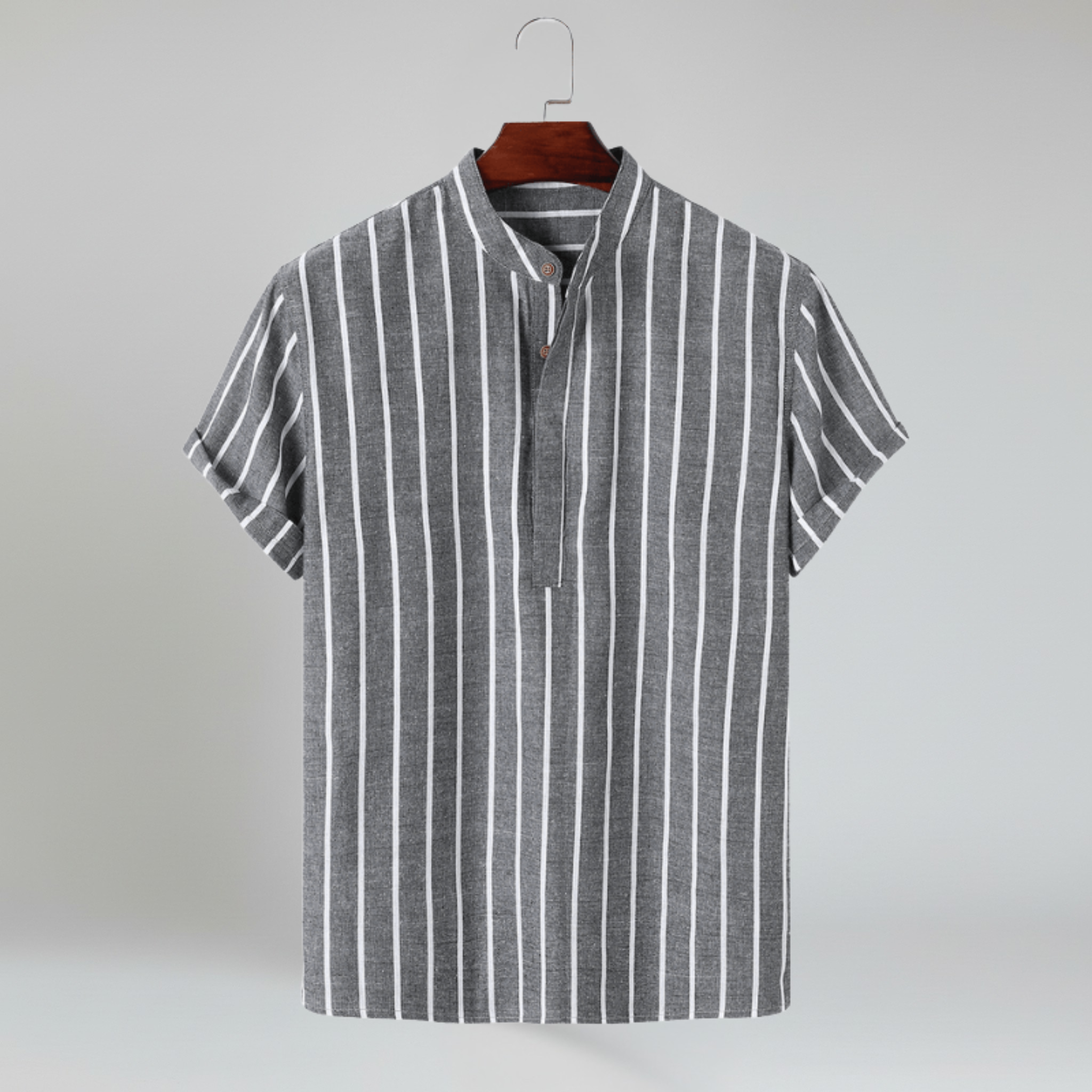 Breathable Striped Shirt – Effortless Style for Summer Days - 6