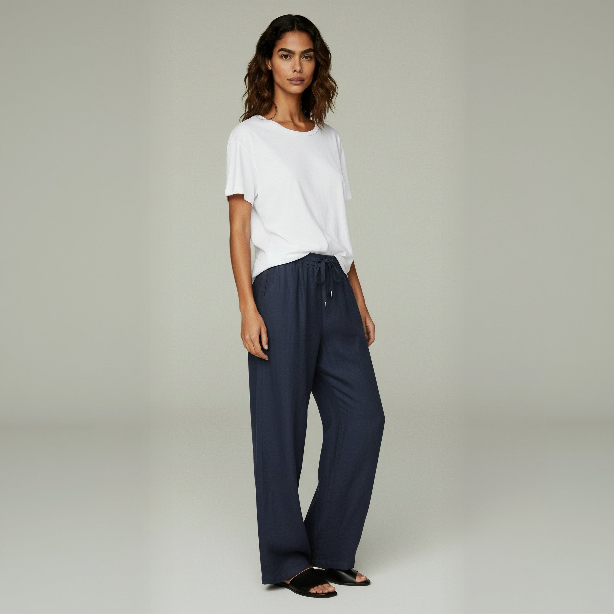 Breathable Relaxed Fit Pants – Effortless Style for Summer Days - 1