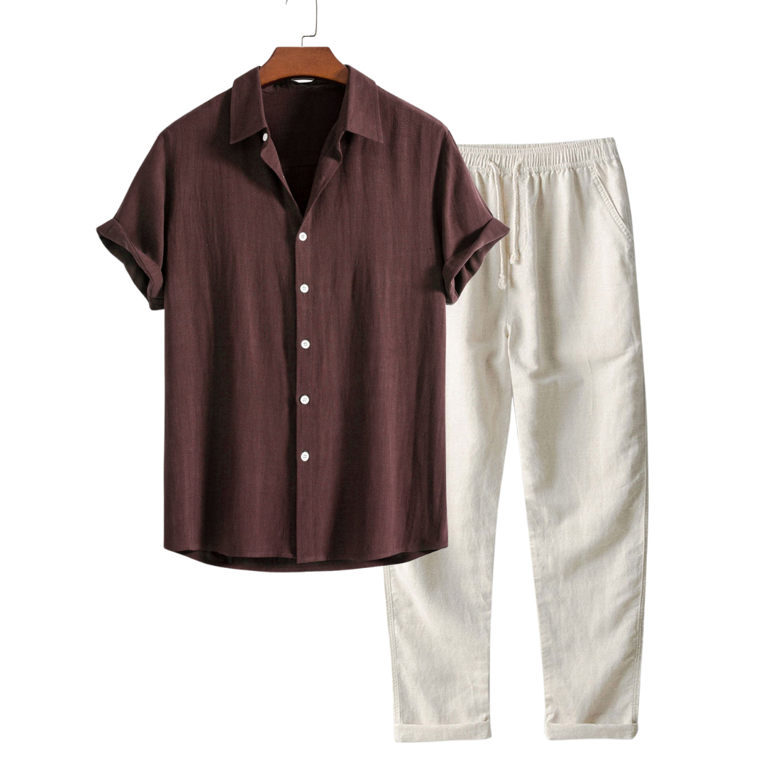 Linen Set – Lightweight Comfort – Casual Summer Style 0