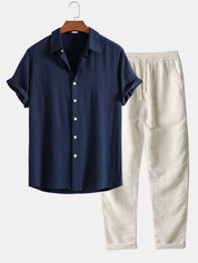Linen Set – Lightweight Comfort – Casual Summer Style 1