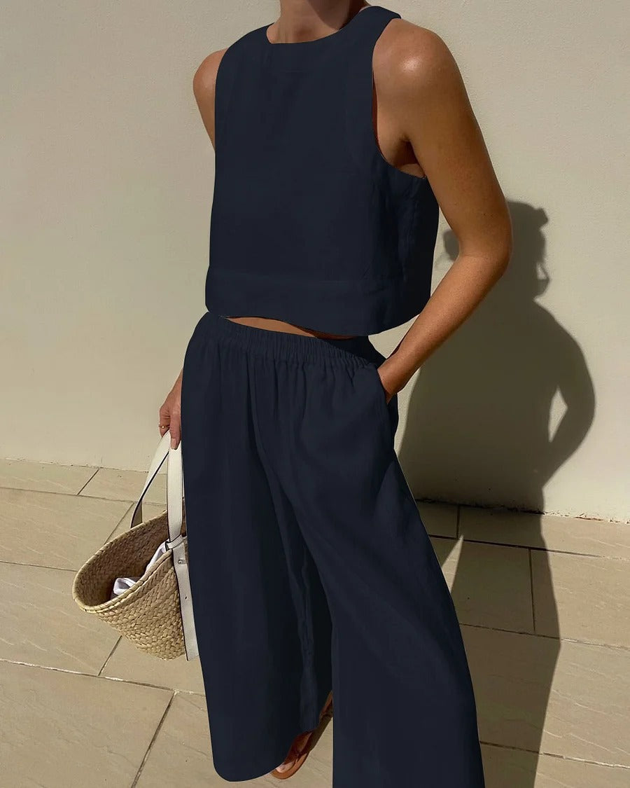 Linen Two-Piece Set – Lightweight Comfort – Effortless Summer Style 10