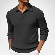 Long Sleeve Polo – Cotton Blend – Timeless Casual Elegance 6