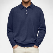 Long Sleeve Polo – Soft Fabric – Elegant Winter Style 0