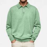 Long Sleeve Polo – Soft Fabric – Elegant Winter Style 11