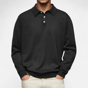 Long Sleeve Polo – Soft Fabric – Elegant Winter Style 3